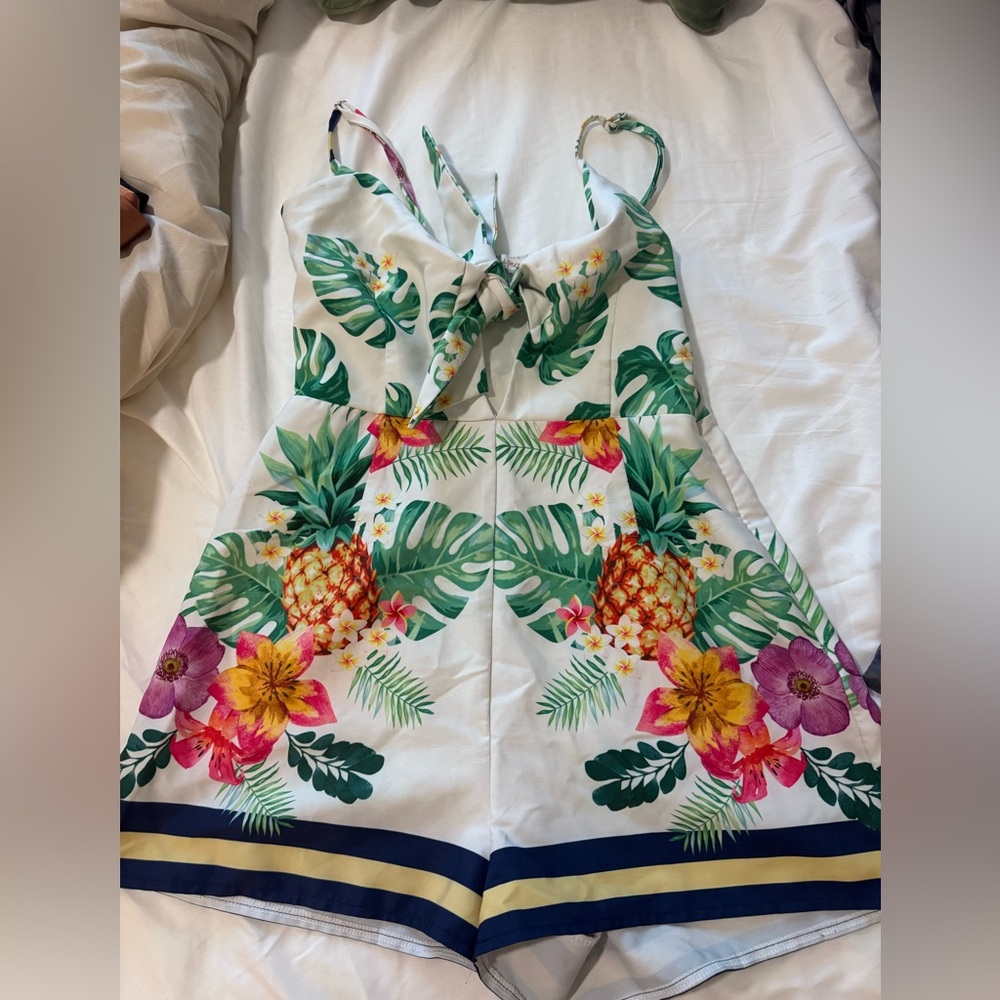 Lovely tropical romper